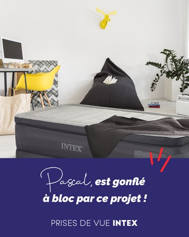 Pascal, est gonflé à bloc par ce projet INTEX !