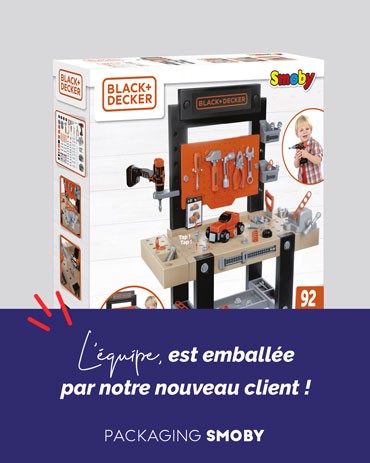 L'équipe, est emballée par notre nouveau client SMOBY