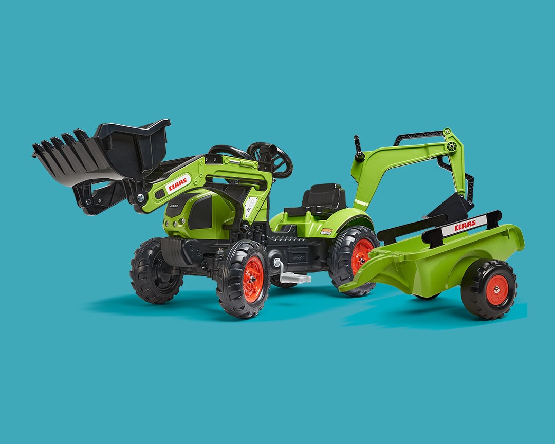 Prise de vue tracteur enfant Falk