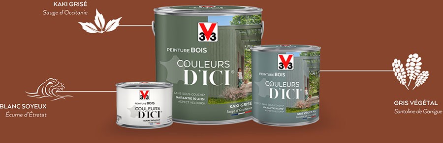 Gamme pots peinture bois Couleurs d'Ici